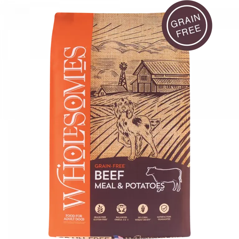 WHOLESOMES BEEF AND POTATOES 35LB