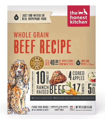 HONEST KITCHEN DEHYDRATED GRAIN FREE BEEF