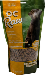 OC RAW FREEZE DRIED CHICKEN AND PRODUCE