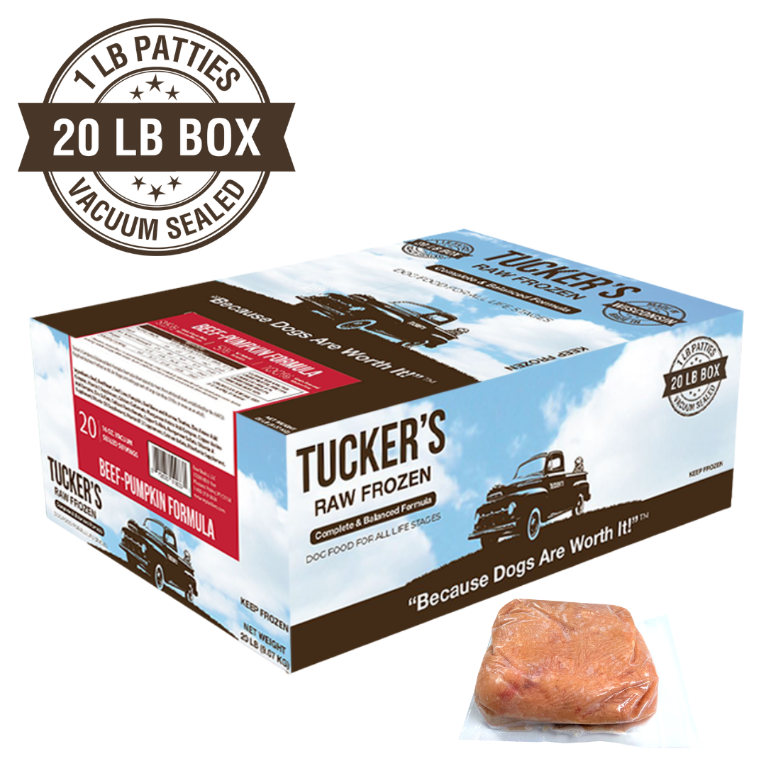 Tucker's Beef and Pumpkin Frozen Raw Dog Food