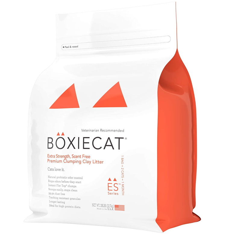 BOXIE CAT CLAY LITTER EXTRA STRENGTH
