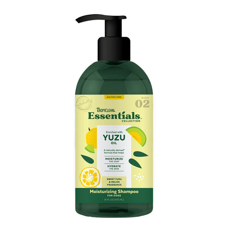TropiClean Essentials Yuzu Fruit Shampoo for Dogs