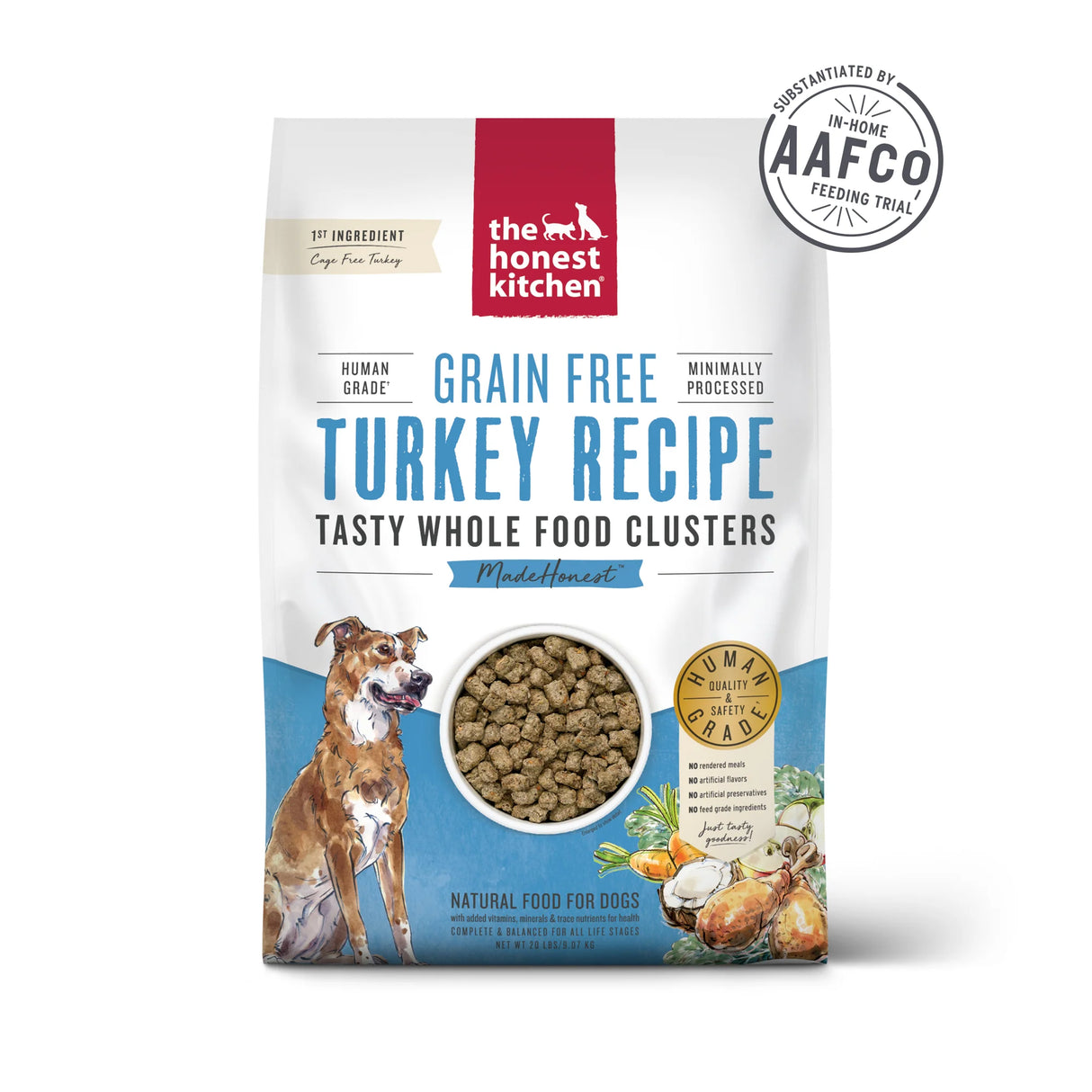 HONEST KITCHEN CLUSTERS GRAIN FREE TURKEY